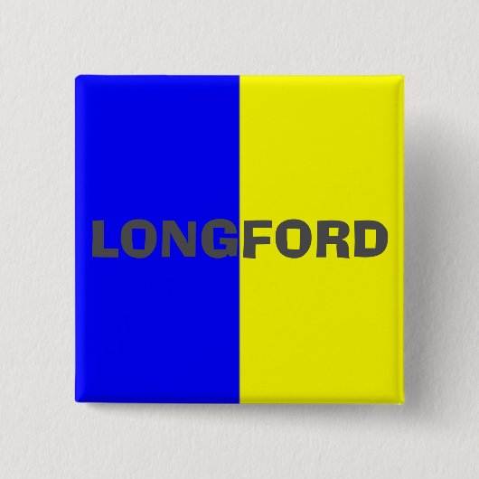 Landkreis Longford Flag Abzeichen Button (Vorderseite)