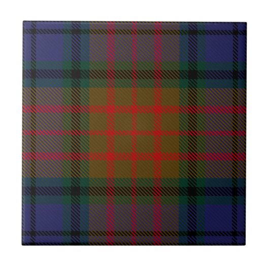 Landkreis Longford Irish Tartan Fliese (Vorderseite)