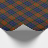 Landkreis Longford Irish Tartan Geschenkpapier (Ecke)