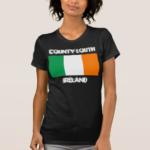 Landkreis Louth, Irland mit irischer Flagge T-Shirt