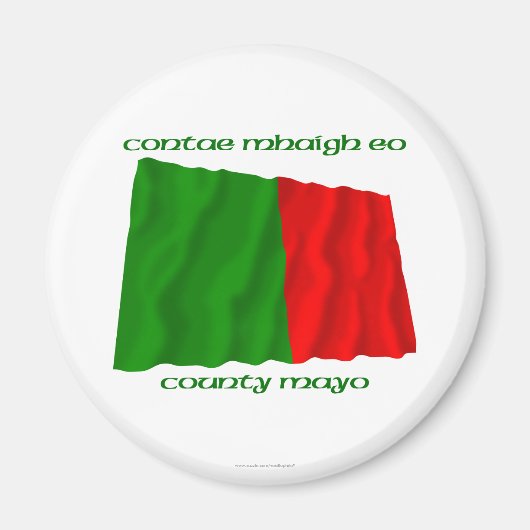 Landkreis Mayo Colors Magnet (Vorne)