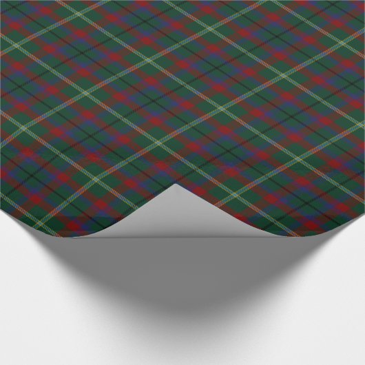 Landkreis-Mayo-IrenTartan Geschenkpapier (Ecke)