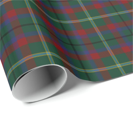 Landkreis-Mayo-IrenTartan Geschenkpapier (Rolleneckpunkt)