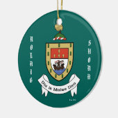 Landkreis Mayo Irland Weihnachtsfeier Keramikornament (Links)