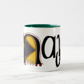 Landkreis-Mayo-Tasse Zweifarbige Tasse (Mittel)