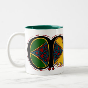 Landkreis-Mayo-Tasse Zweifarbige Tasse