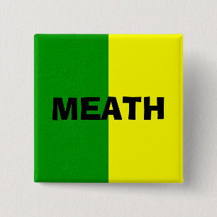 Landkreis Meath Flag Abzeichen Button