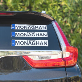 Landkreis Monaghan Irish Reg Plate Decal Stickers  Aufkleber
