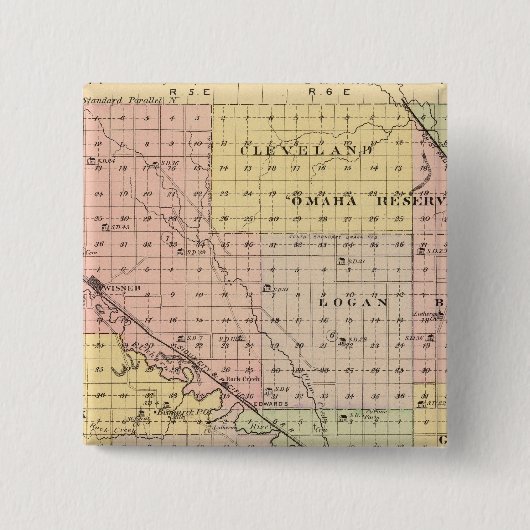 Landkreis, Nebraska Button (Vorderseite)