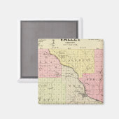 Landkreis Nebraska Magnet (Vorderseite/Rückseite)