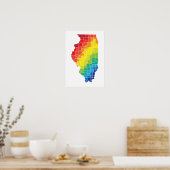 Landkreis Poster (Küche)