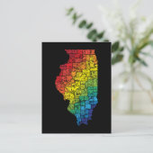 Landkreis Postkarte (Stehend Vorderseite)
