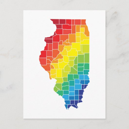 Landkreis Postkarte (Vorderseite)