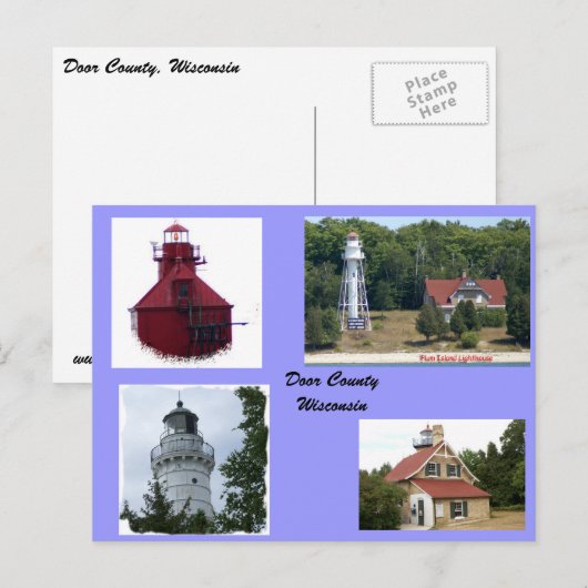 Landkreis Postkarte (Vorne/Hinten)