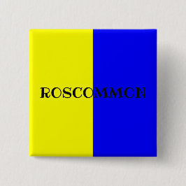 Landkreis Roscommon Flag Abzeichen Button