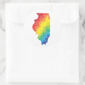 Landkreis Runder Aufkleber (Tasche)