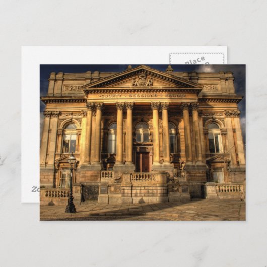 Landkreis Sessions House in William Brown Street, Postkarte (Vorne/Hinten)