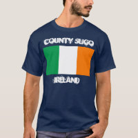 Landkreis Sligo, Irland mit irischer Flagge
