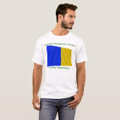 Landkreis-Tipperary-Farben T-Shirt (Vorne ganz)