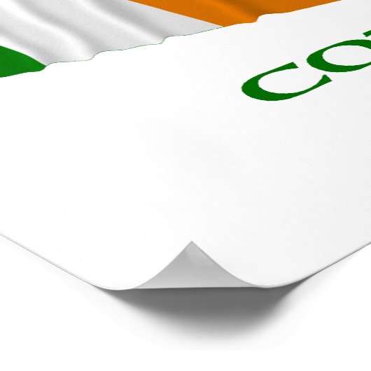 Landkreis Tipperary Flags Poster (Ecke)