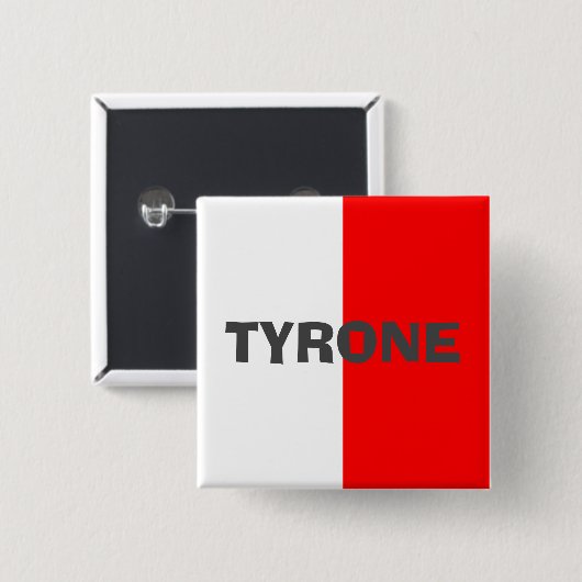 Landkreis Tyrone Flag Abzeichen Button (Vorne & Hinten)