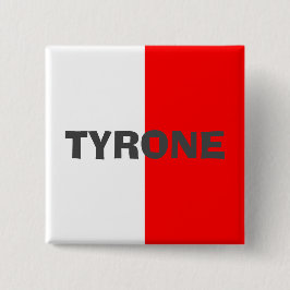Landkreis Tyrone Flag Abzeichen Button