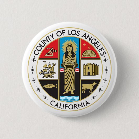 Landkreis von Los Angeles Button (Vorderseite)