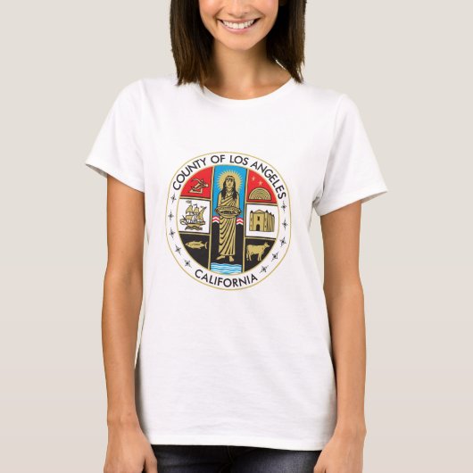 Landkreis von Los Angeles T-Shirt (Vorderseite)