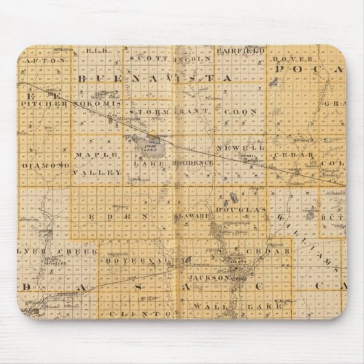 Landkreis von Pocahontas, Cherokee Mousepad (Vorne)