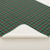 Landkreis Waterford Tartan Monogram Sherpadecke (3/4)