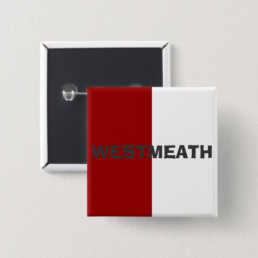 Landkreis Westmeath Flag Abzeichen Button (Vorne & Hinten)