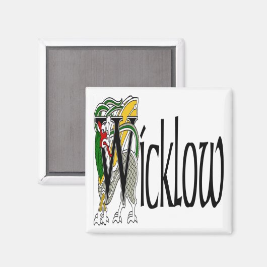 Landkreis Wicklow Magnet (Vorderseite/Rückseite)