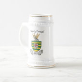 Landkreisdonegal-Bier Stein Bierglas (Vorderseite Links)