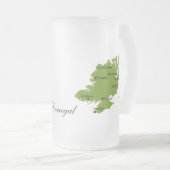 LandkreisDonegalkarten-u. -Wappen-Tassen Mattglas Bierglas (VorderseiteRechts)
