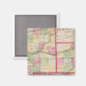 Landkreise La Salle, Grundy, Livingston Magnet (Vorderseite/Rückseite)