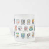 Landkreise mattierter Tasse Irlands (Vorderseite Links)