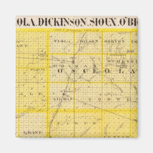 Landkreise von Lyon Magnet