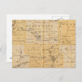 Landkreise von Pocahontas, Cherokee Postkarte (Vorne/Hinten)