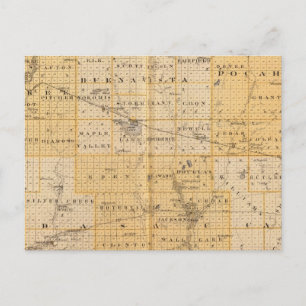 Landkreise von Pocahontas, Cherokee Postkarte