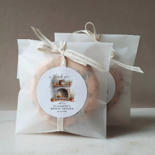 Landküche   Brautparty Vielen Dank Runder Aufkleber