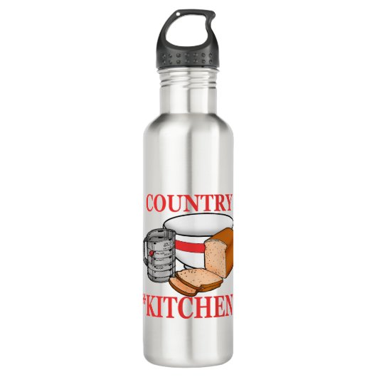 Landküche Edelstahlflasche (Vorderseite)