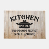 Landküche kochen Sie selbst Fußmatte (Vorderseite)