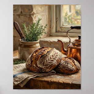 Landküche Kupferherd Sourdough II Poster