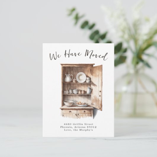 Landküche | Meldung verschieben Postkarte (Stehend Vorderseite)