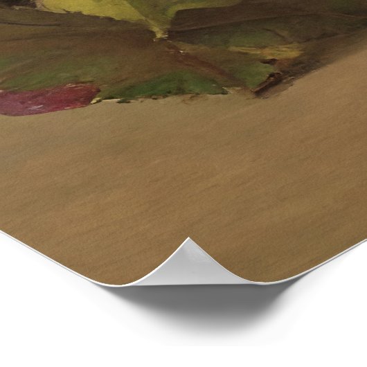 Landküchenbirnen - Stilllebenmalerei Poster (Ecke)