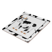 Landkuh Cartoon Küchenteich Fliese (Seite)