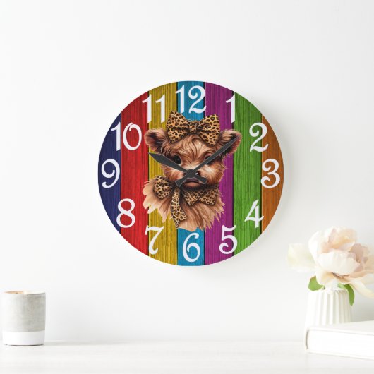 Landkuh große Uhr (Zuhause)