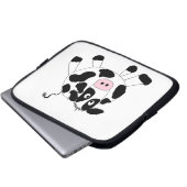 Landkuh Laptopschutzhülle (Vorne Knopf)