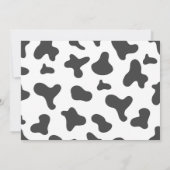 Landkühe Einladung zum ersten Geburtstag Foto (Rückseite)