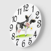 Landkühe Große Wanduhr (Winkel)